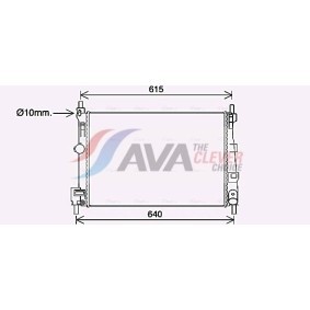 Achetez des Radiateur du moteur AVA COOLING SYSTEMS FT2099 à prix pour 136,31 €