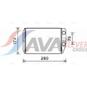 Achetez des Radiateur du moteur AVA COOLING SYSTEMS FT2101 à prix pour 117,49 €