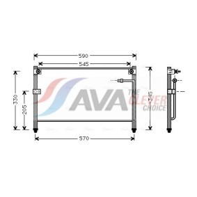 Achetez des Radiateur du moteur AVA COOLING SYSTEMS FT2130 à prix pour 603,34 €