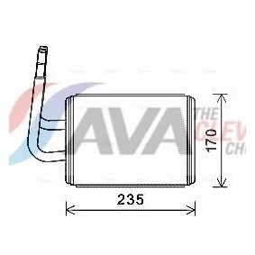 Acquista Radiatore motore da AVA COOLING SYSTEMS FT2260 a buon mercato per soli 98,81 €