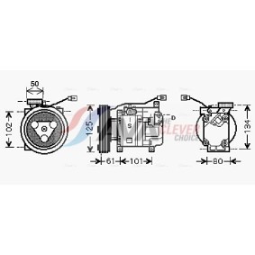 Achetez des Radiateur du moteur AVA COOLING SYSTEMS FT2261 à prix pour 56,03 €