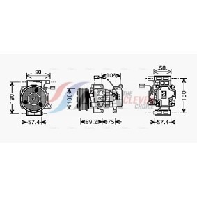 Achetez des Radiateur du moteur AVA COOLING SYSTEMS FT2262 à prix pour 56,03 €