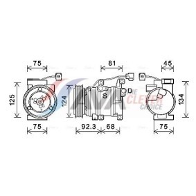 Achetez des Radiateur du moteur AVA COOLING SYSTEMS FT2263 à prix pour 60,41 €