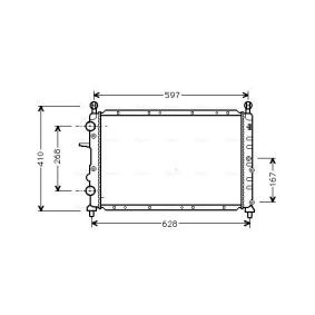 Achetez des Radiateur du moteur AVA COOLING SYSTEMS FT2322 à prix pour 73,80 €