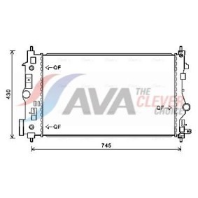 Comprar Intercooler de AVA COOLING SYSTEMS FT4309 a bajo precio de 112,54 €