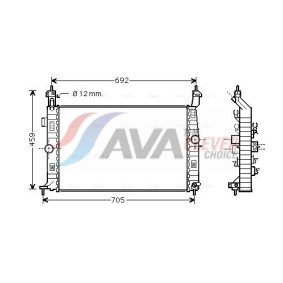 Achetez des Intercooler AVA COOLING SYSTEMS FT4353 à prix pour 155,13 €