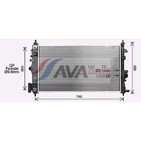 Klimakondensator für LANCIA von AVA COOLING SYSTEMS