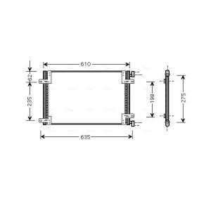 Achetez des Condenseur, climatisation AVA COOLING SYSTEMS FT5255 à prix pour 81,28 €