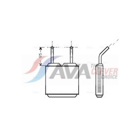 Acquista Scambiatore calore per riscaldamento abitacolo da AVA COOLING SYSTEMS FT6150 a buon mercato per soli 19,15 €