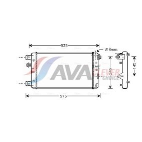 LANCIA Wärmetauscher, Innenraumheizung von AVA COOLING SYSTEMS