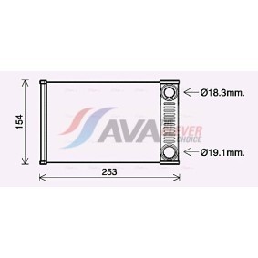 Osta Lämmityslaitteen kenno AVA COOLING SYSTEMS:llä FT6350 edullisesti hintaan 26,96 €