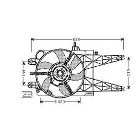 Achetez des Motoventilateur AVA COOLING SYSTEMS FT7553 à prix pour 150,39 €
