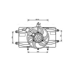 Kühlerlüfter FT7556 von AVA COOLING SYSTEMS günstig für 201,78 € online kaufen