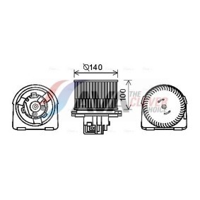 Kühlerlüfter FT7558 von AVA COOLING SYSTEMS günstig für 156,30 € online kaufen