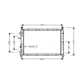 Achetez des Radiateur du moteur AVA COOLING SYSTEMS FTA2066 à prix pour 138,25 €