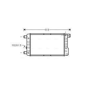 Achetez des Radiateur de chez AVA COOLING SYSTEMS en ligne pour Cinquecento Van / 3/5 portes (170) à prix modérés