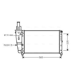 Kühler, Motorkühlung von AVA COOLING SYSTEMS FTA2139
