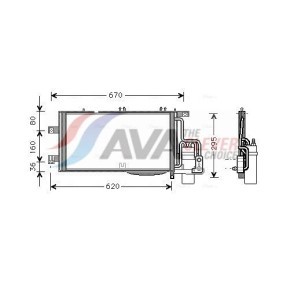 Kjøp Radiator, motorkjøling av AVA COOLING SYSTEMS FTA2291 til den lave prisen 13455,09 NOK