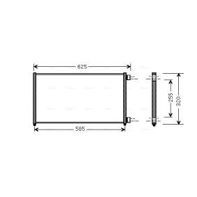 Achetez des Condenseur, climatisation AVA COOLING SYSTEMS FTA5256 à prix pour 115,20 €