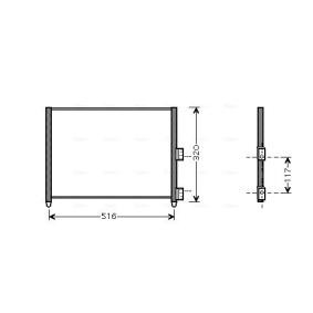 Köp Kondensor, klimatanläggning av AVA COOLING SYSTEMS FTA5303 till det låga priset 1515,08 kr