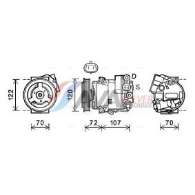 Klimakondensator von AVA COOLING SYSTEMS FTA5314