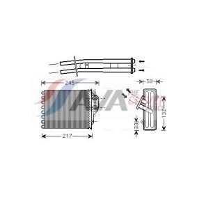 Osta Lämmityslaitteen kenno AVA COOLING SYSTEMS:llä FTA6304 edullisesti hintaan 51,80 €