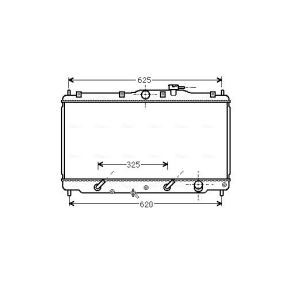 Achetez des Radiateur du moteur AVA COOLING SYSTEMS HD2017 à prix pour 151,55 €