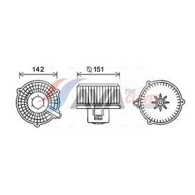 Achetez des Radiateur du moteur AVA COOLING SYSTEMS HD2033 à prix pour 120,54 €