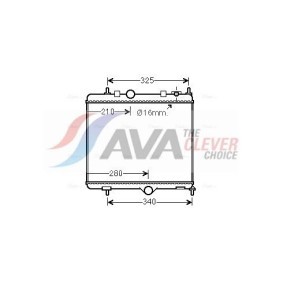 Achetez des Radiateur du moteur AVA COOLING SYSTEMS HD2036 à prix pour 228,92 €