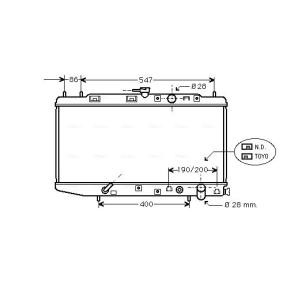 Kühler, Motorkühlung von AVA COOLING SYSTEMS HD2064