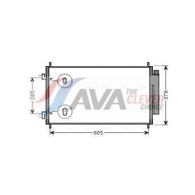 Kühler, Motorkühlung von AVA COOLING SYSTEMS HD2073