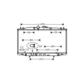 Achetez des Radiateur du moteur AVA COOLING SYSTEMS HD2179 à prix pour 200,75 €