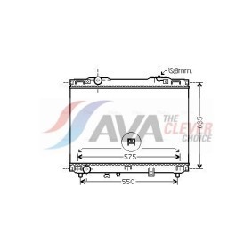 Achetez des Radiateur du moteur AVA COOLING SYSTEMS HY2022 à prix pour 265,14 €