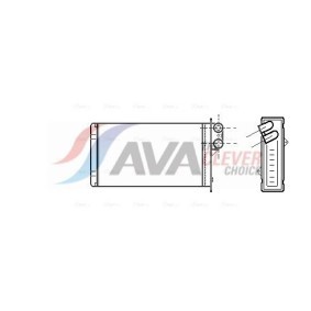 Achetez des Radiateur du moteur AVA COOLING SYSTEMS HY2129 à prix pour 52,49 €