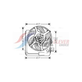 Achetez des Radiateur du moteur AVA COOLING SYSTEMS HY2179 à prix pour 92,27 €