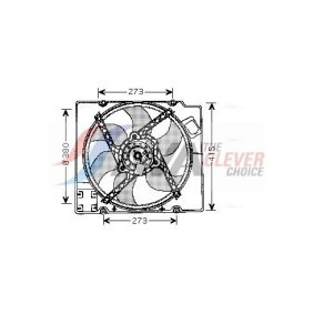Achetez des Radiateur du moteur AVA COOLING SYSTEMS HY2180 à prix pour 87,18 €
