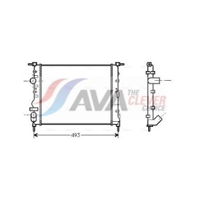 Ölkühler, Automatikgetriebe für HYUNDAI von AVA COOLING SYSTEMS