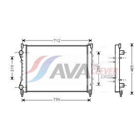 Ölkühler, Automatikgetriebe für HYUNDAI von AVA COOLING SYSTEMS