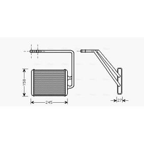 Handbremsseil des Herstellers AVA COOLING SYSTEMS - Originalware Artikelnummer: HY6141
