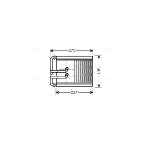 Acquista Scambiatore calore per riscaldamento abitacolo da AVA COOLING SYSTEMS HY6168 a buon mercato per soli 98,17 €