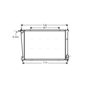 Handbremsseil des Herstellers AVA COOLING SYSTEMS - Originalware Artikelnummer: HYA2148