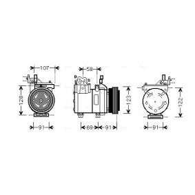 Acquista Compressore aria condizionata da AVA COOLING SYSTEMS HYK161 a buon mercato per soli 649,86 €
