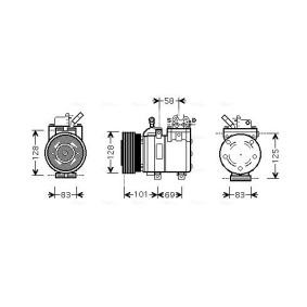 Acquista Compressore aria condizionata da AVA COOLING SYSTEMS HYK166 a buon mercato per soli 370,31 €