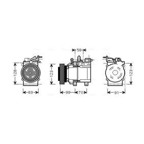 Acquista Compressore aria condizionata da AVA COOLING SYSTEMS HYK197 a buon mercato per soli 395,24 €