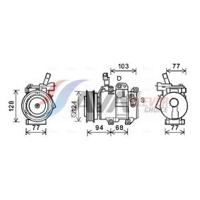 Acquista Compressore aria condizionata da AVA COOLING SYSTEMS HYK198 a buon mercato per soli 370,31 €