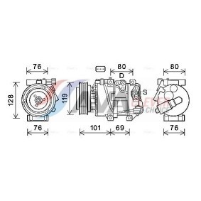 Acquista Compressore aria condizionata da AVA COOLING SYSTEMS HYK201 a buon mercato per soli 320,05 €