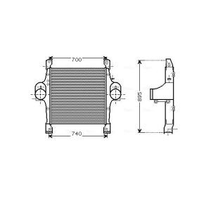 Ladeluftkühler für IVECO von AVA COOLING SYSTEMS
