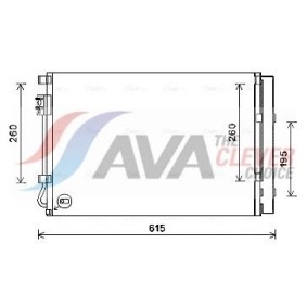 Köp Kondensor, klimatanläggning av AVA COOLING SYSTEMS IV5065 till det låga priset 1713,70 kr
