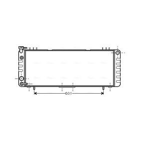 Achetez des Radiateur du moteur AVA COOLING SYSTEMS JE2002 à prix pour 212,60 €
