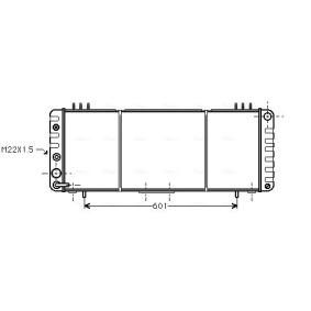Achetez des Radiateur du moteur AVA COOLING SYSTEMS JE2013 à prix pour 244,98 €